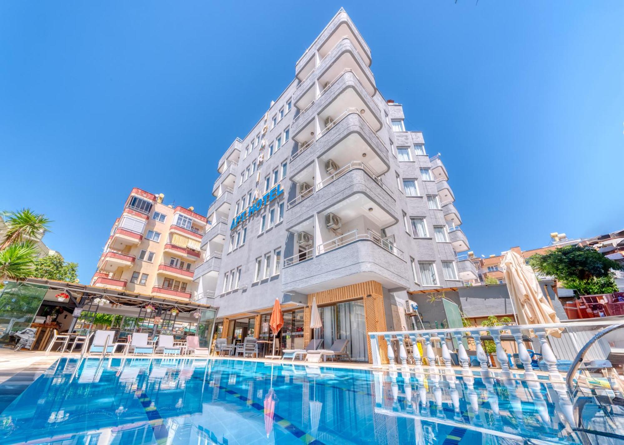 Kleopatra Icaria Apart Hotel Аланя Екстериор снимка